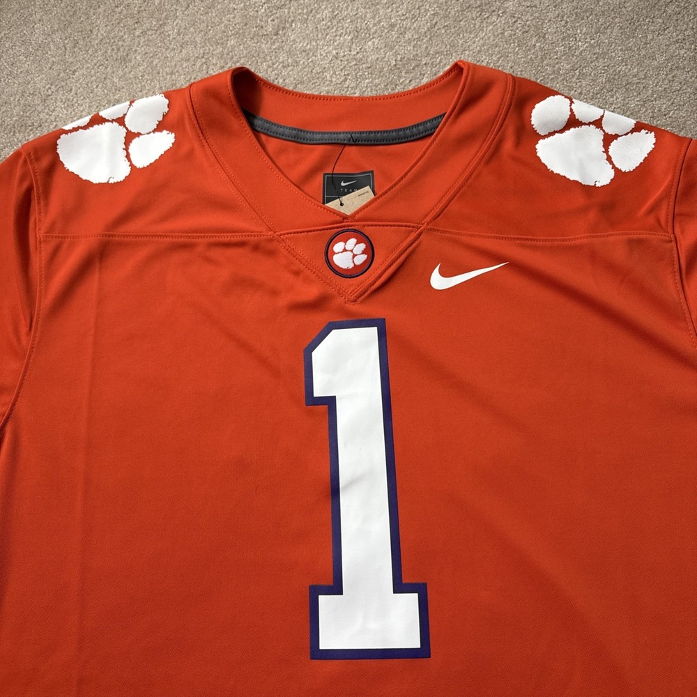 NWT Clemson Tigers Nike Engineered Limited Football Jersey Mens XXL Orange - Picture 7 of 10